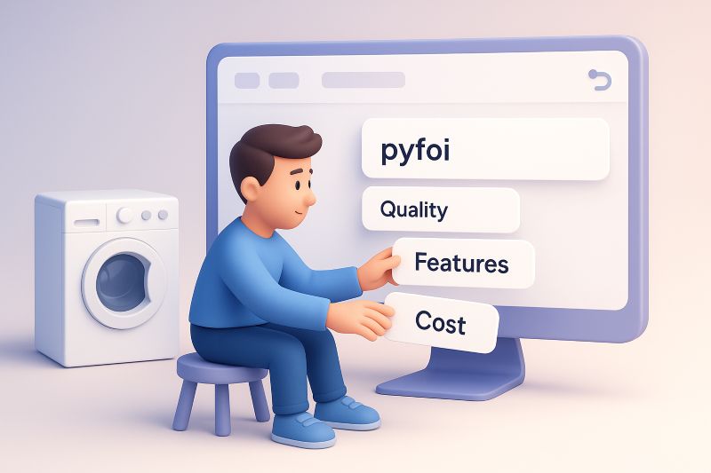 Illustration showing how to prioritize personal needs and preferences when selecting home appliances